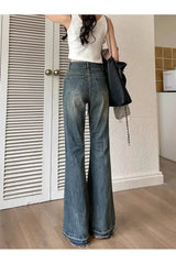 Fall Vintage Flare Denim Jeans