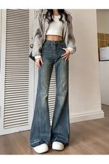 Fall Vintage Flare Denim Jeans