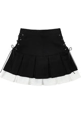 Vintage Gothic Pleated Skirt
