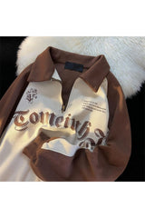 Pull graphique vintage Harajuku