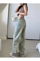 Jean large vintage d'automne