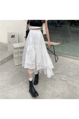Vintage High Waist Long Skirt