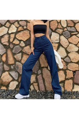 Herbst Vintage High Waist Straight Jeans
