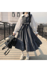 Robe sombre style kawaii vintage