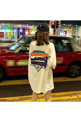 Vintage Loose T-shirt with a print on the back