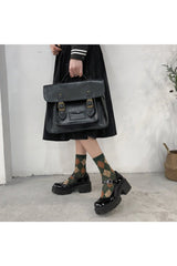 Chaussures Mary Jane vintage en cuir verni