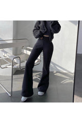 Vintage Solid Flare Pants