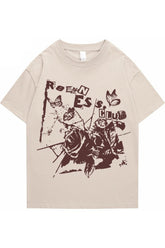 Vintage-T-Shirt mit Grafikdruck