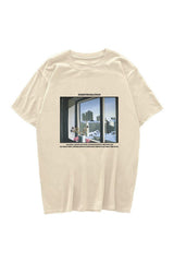 Vintage T-shirt with window print