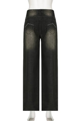 Jean baggy délavé vintage