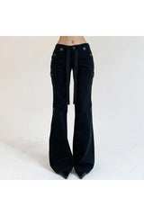 Vintage Y2K Brown Flared Jeans