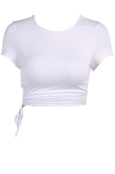 Crop top d'été blanc