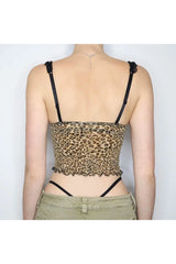 Wild Whispers Lace Trim Cami Top