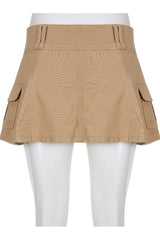 Y2K Alt Low Waist Mini Skirt