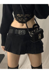 Y2K Alt Low Waist Mini Skirt
