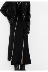 Y2k Asymmetric maxi skirt