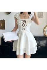 Robe bandage à nœud Y2K