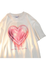 Y2k Bright Heart T-shirt