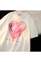 Y2k Bright Heart T-shirt