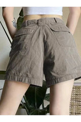 Y2K Cargo Denim Shorts