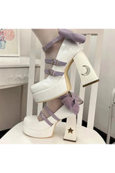 Y2K Chunky Plateau Mary Jane Damenschuhe