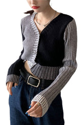 Fall Y2k Cropped Cardigan