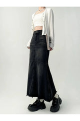 Y2k Denim Girlish Skirt