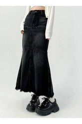Y2k Denim Girlish Skirt