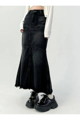 Y2k Denim Girlish Skirt