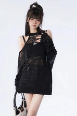 Pull grunge féerique automne Y2K