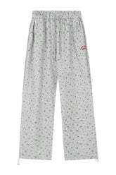 Y2K-Jogginghose mit Blumenmuster