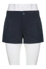 Acubi Grey Cargo Shorts