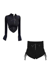 Y2K Sexy Gothic Two-Piece Set