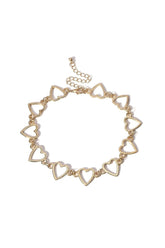 Romantische Halskette mit Herzanhänger