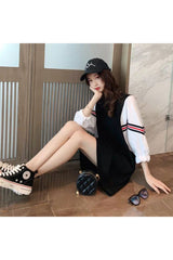 Robe deux pièces à manches longues Y2K