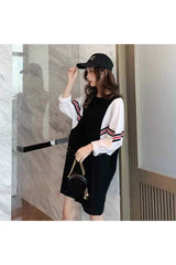 Robe deux pièces à manches longues Y2K