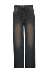 Lässige Baggy-Jeans im Used-Look