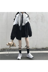 Veste universitaire à capuche zippée d'automne