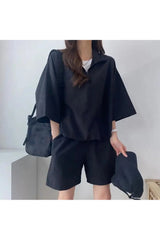 Zipper Tracksuit Set