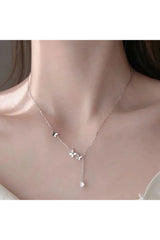 Collier papillon en zircon