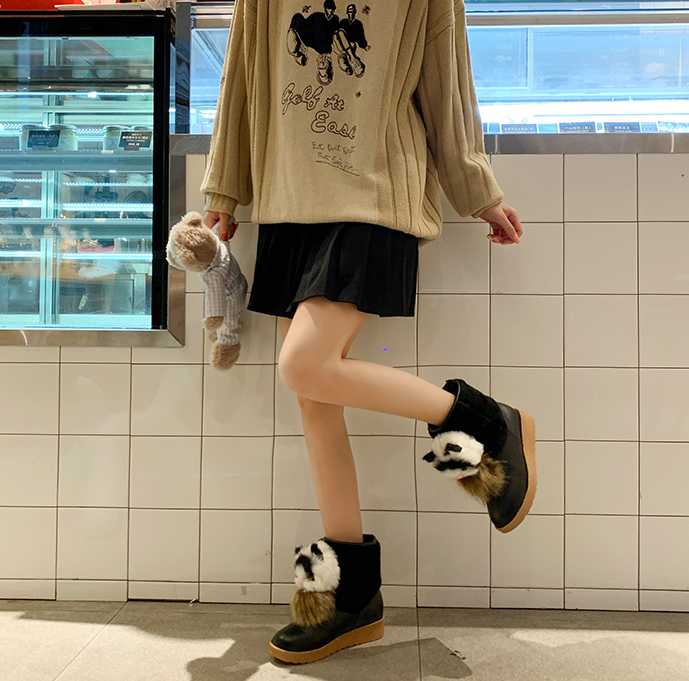 Sweet Keep Warm Cat Head Snow Boots SS0633