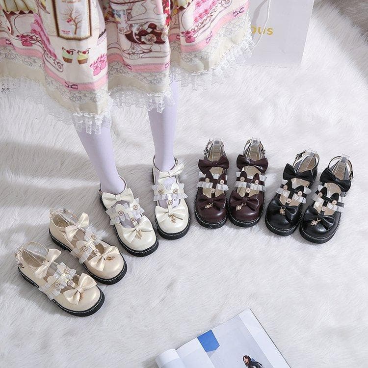 Lolita Vintage Little Leather Shoes