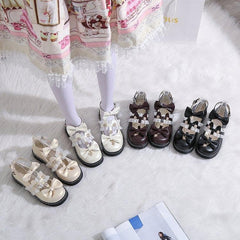 Lolita Vintage Little Leather Shoes