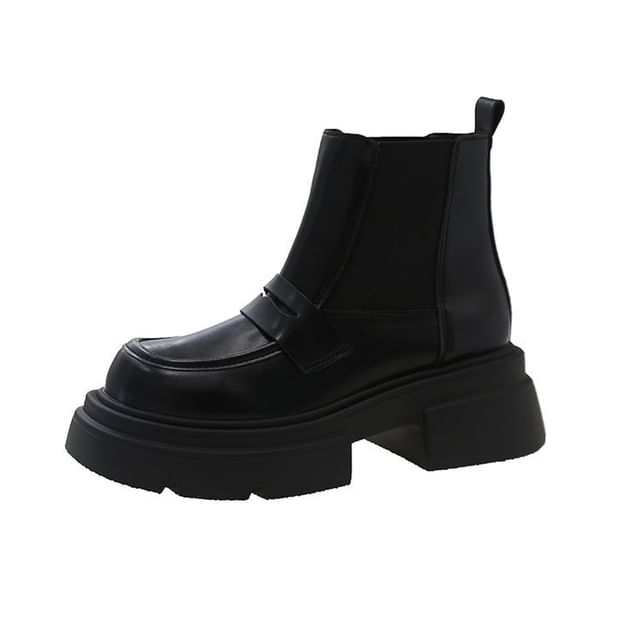 Platform Short Chelsea Boots