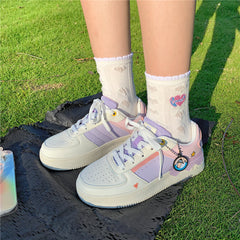 Kawaii Casual White Shoes BE967