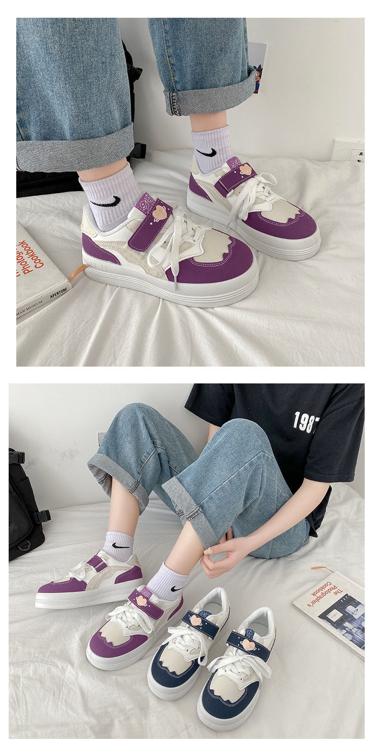 Kawaii Lolita White Spring Sport Shoes