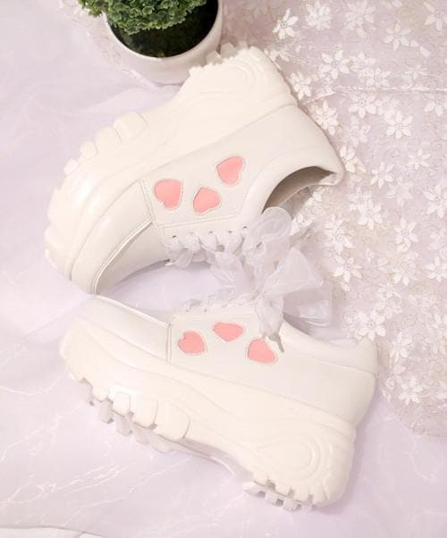 Lolita Heart High Platform Sneaker Shoes S13094