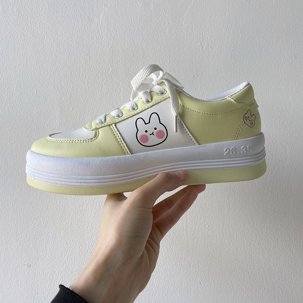 Rabbit Casual Yellow/Blue Sneakers BE789