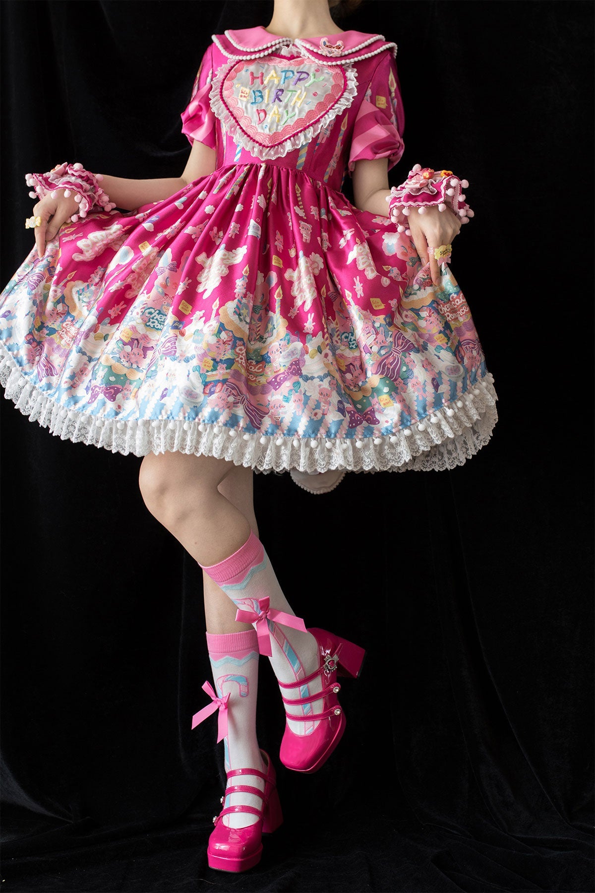 Sweet Angel Cute Kawaii Heels Lolita Shoes ON615