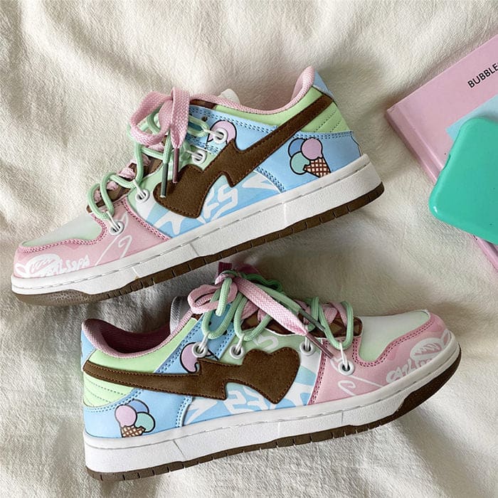 Heart Painting Sneakers